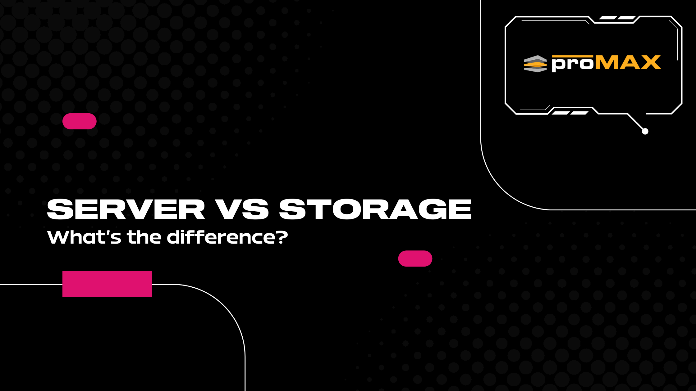 Server vs Storage: What’s the Difference?